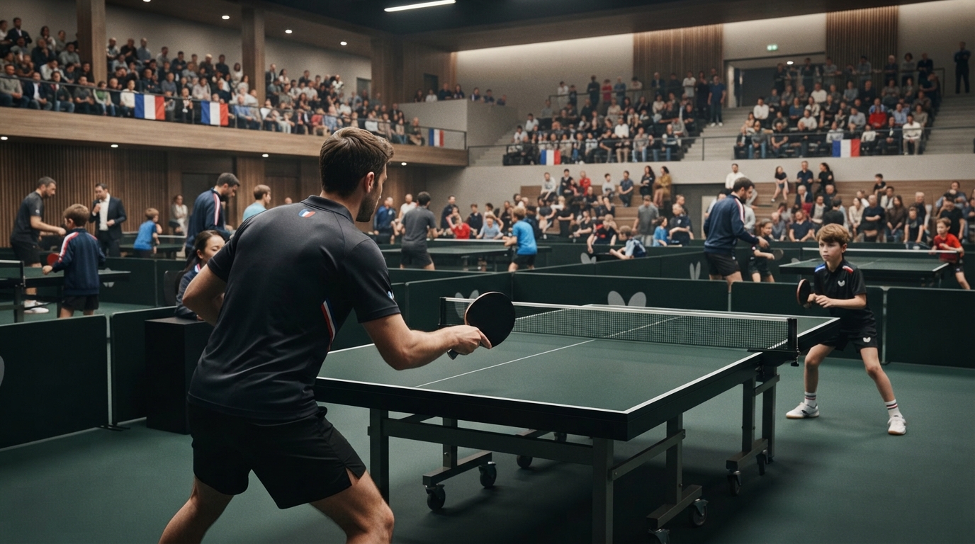 La Croissance de la France dans le Tennis de Table