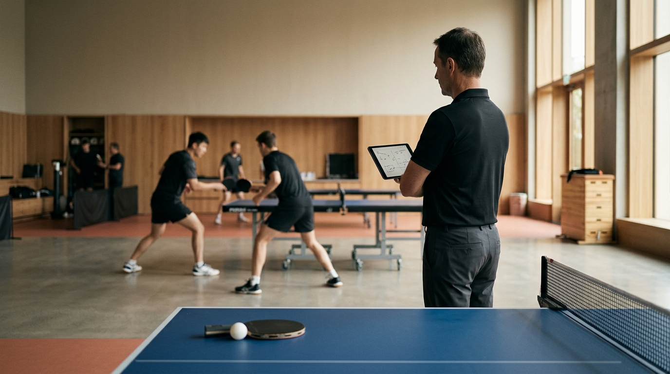 L’entraîneur de Tennis de Table