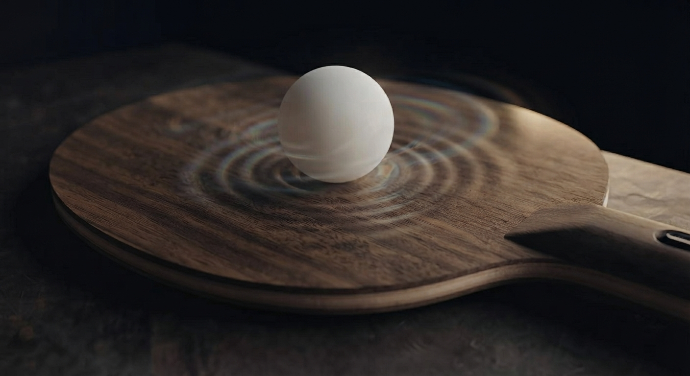 Le Son d’un Bois de Tennis de Table